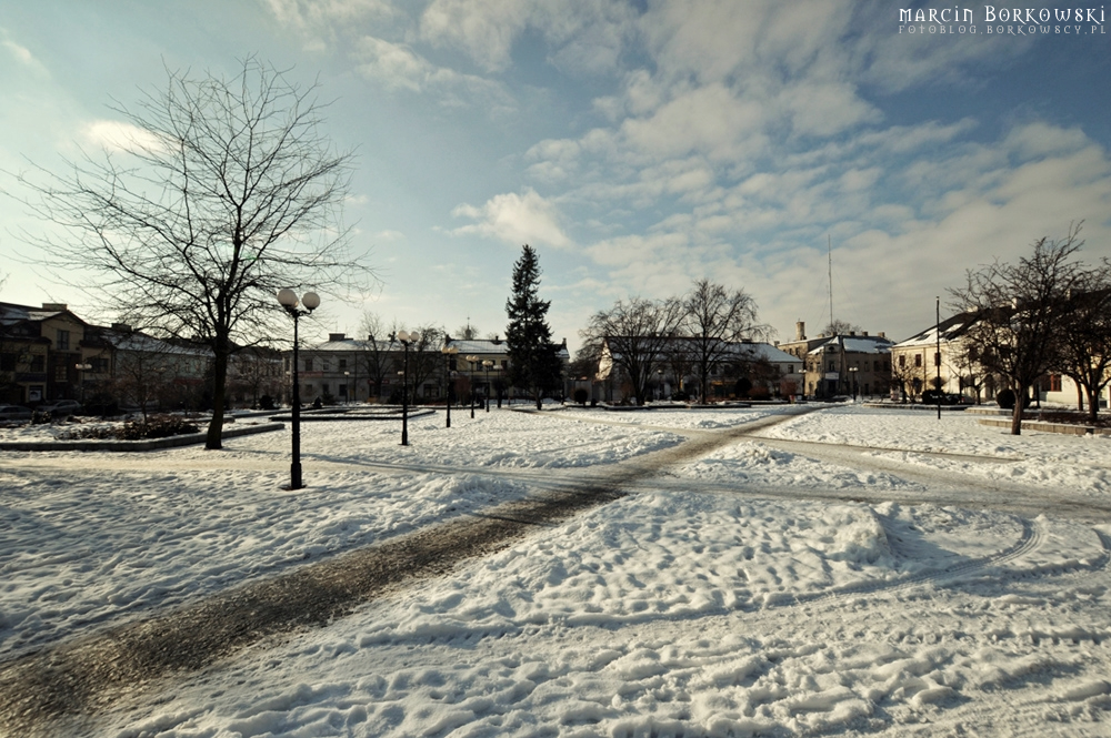 Plac Wolności - Zima w Białej Podlaskiej - 4